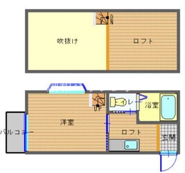 プリモディーネ岡町の物件間取画像